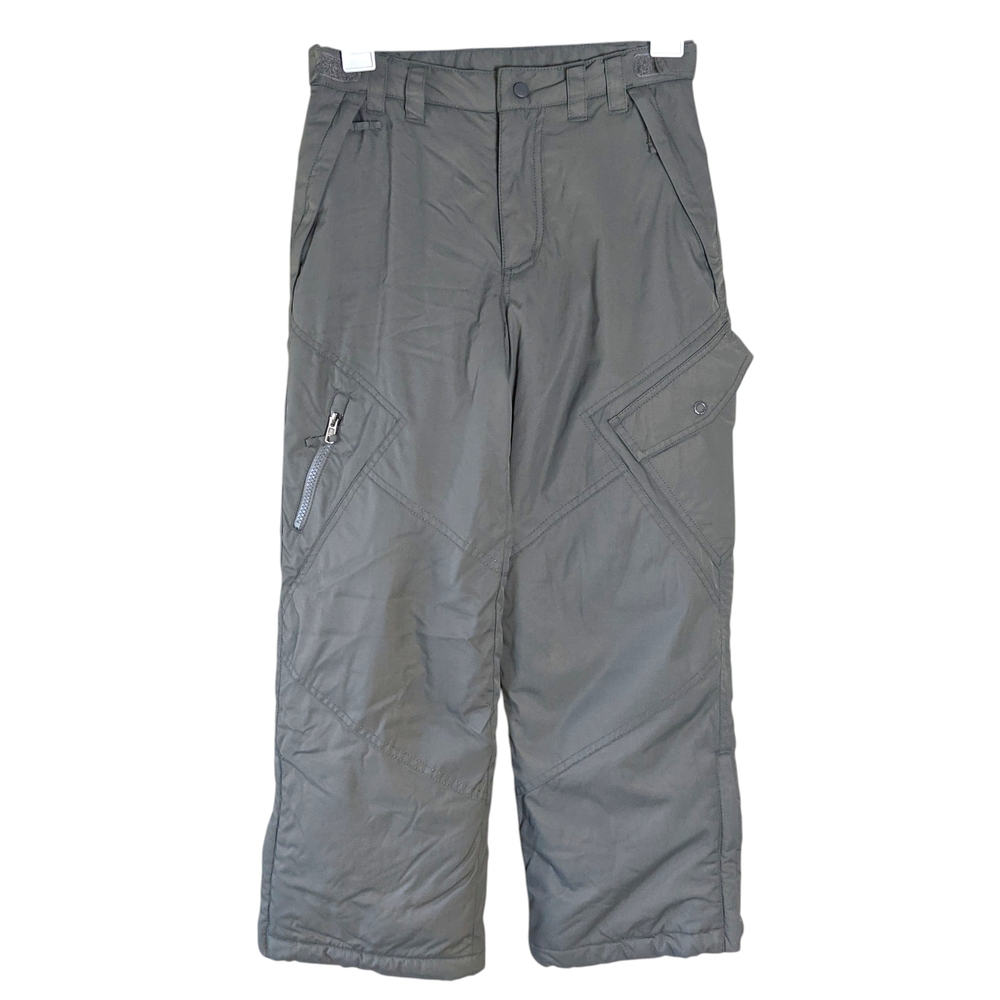 L.L. Bean Boys Gray Insulated Snow Pants Size 8